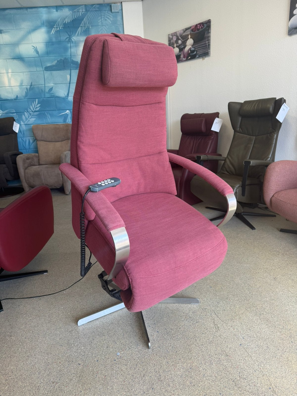Prominent sta op stoel relax fauteuil gratis bezorging, Ophalen of Verzenden, Zo goed als nieuw, 50 tot 75 cm, Ruim 100 tweedehands fauteuils met garantie