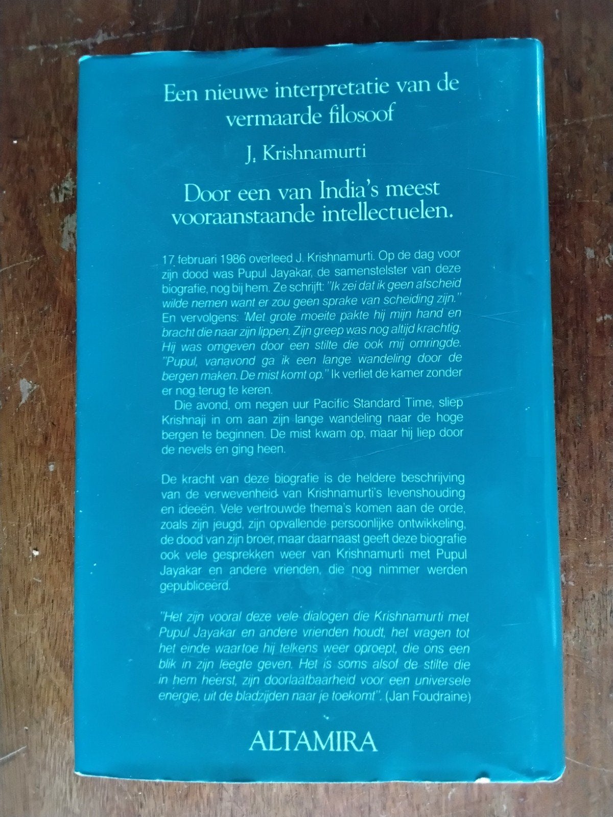 KRISHNAMURTI  DOOR PUPUL JAYAKAR, Boeken, Ophalen of Verzenden, Gelezen