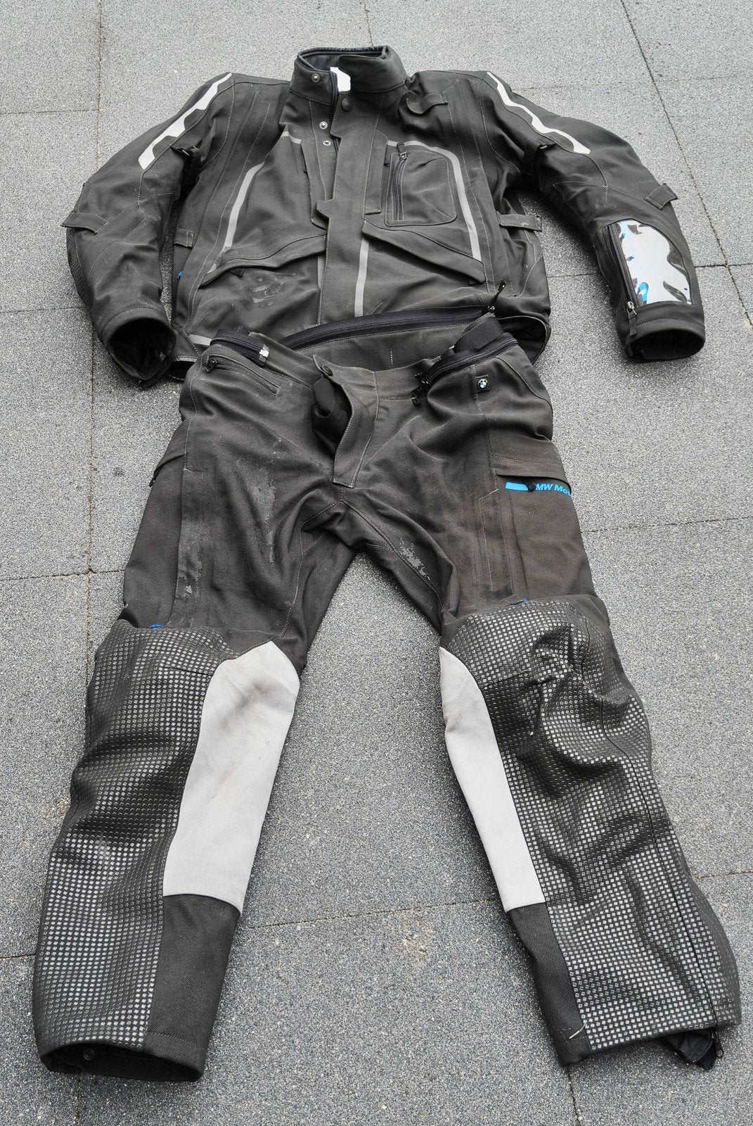 BMW EnduroGuard motor jas en broek, Motoren, Kleding | Motorkleding, Ophalen, Tweedehands, Combipak, BMW Motorrad