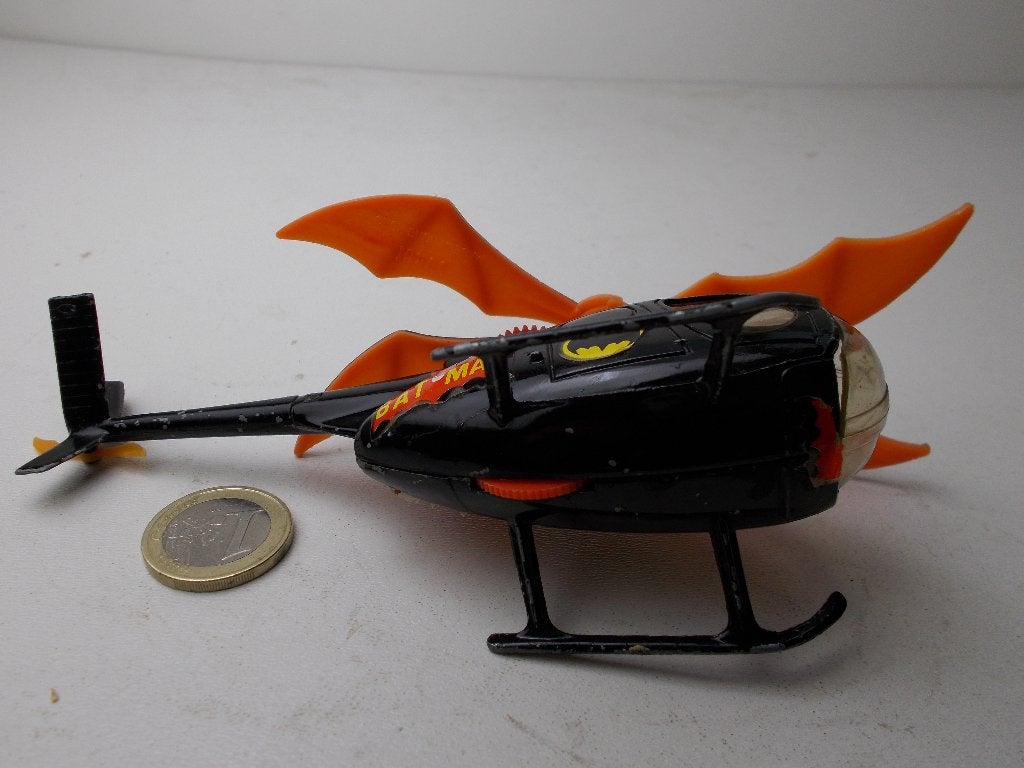 1976 Corgi Toys 925 BATCOPTER + BATMAN FIGUURTJE! (-B-), Hobby en Vrije tijd, Ophalen of Verzenden, Zo goed als nieuw, Overige typen