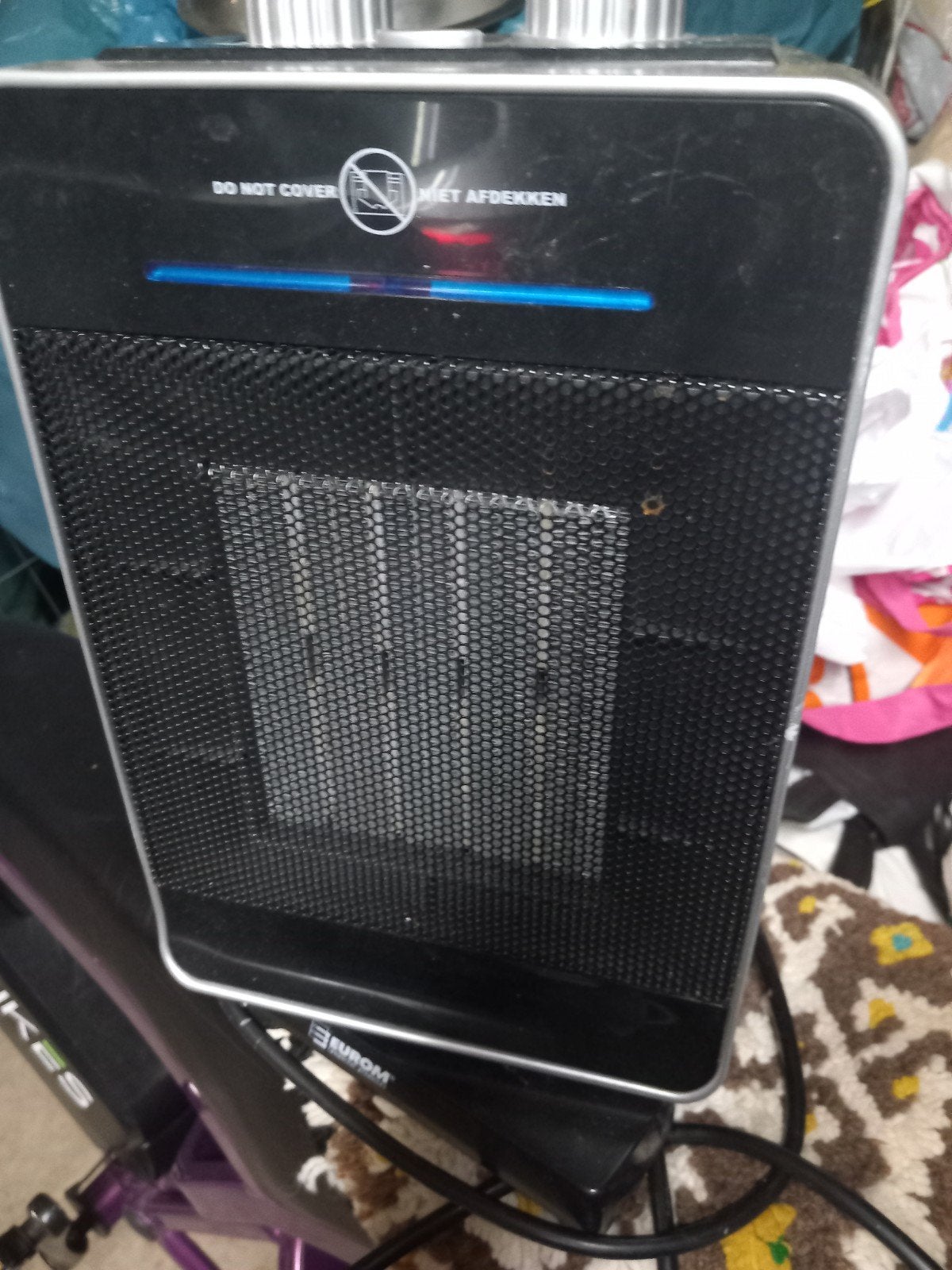 Elektrische kachel - Eurom Safe-heater 1800-2000 Watt, Ophalen of Verzenden, Gebruikt