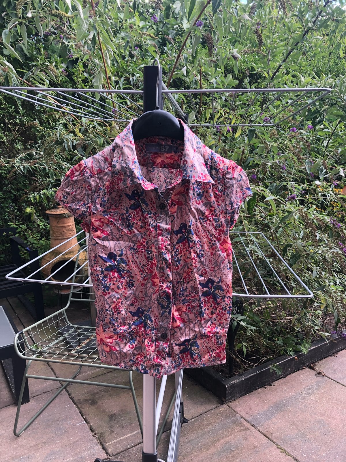 Sissy-Boy zijden bloesje met bloemenprint, Ophalen of Verzenden, Zo goed als nieuw, Maat 36 (S), Meerkleurig