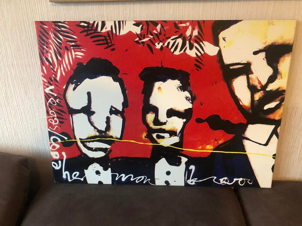 Herman Brood Vegas Copa canvas, Antiek en Kunst, Kunst | Schilderijen | Modern, Ophalen
