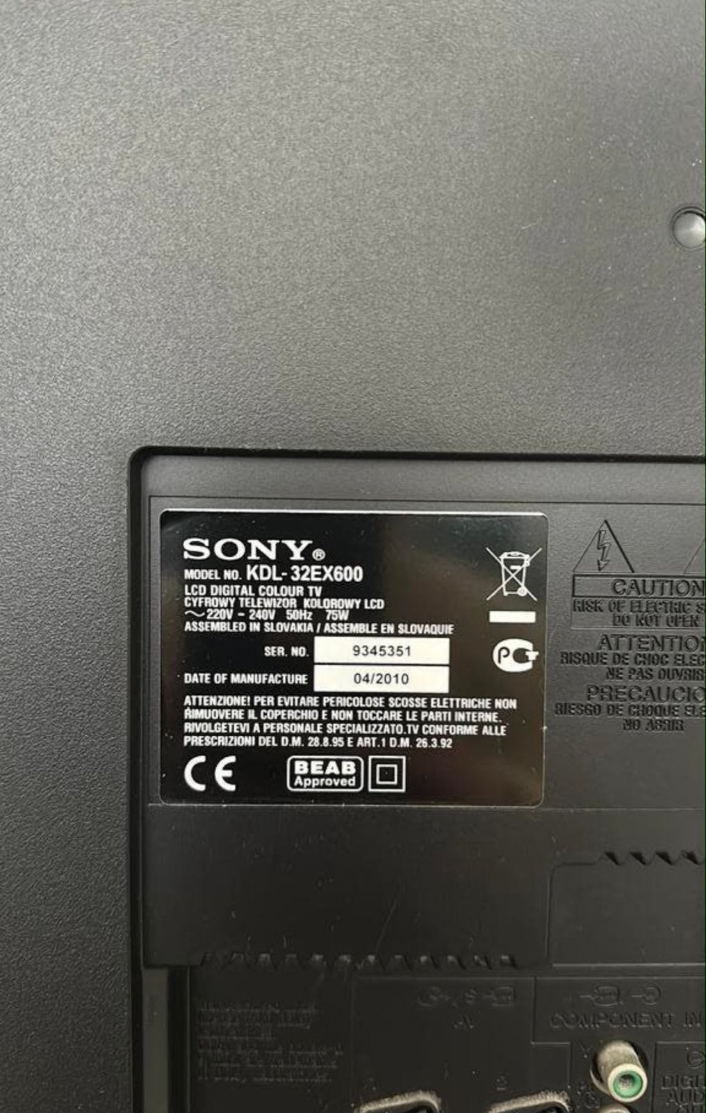 Sony KDL-32EX600 LCD TV met afstandsbediening - Zo goed als, Audio, Tv en Foto, Televisies, LCD, Zo goed als nieuw, Sony, 80 tot 100 cm