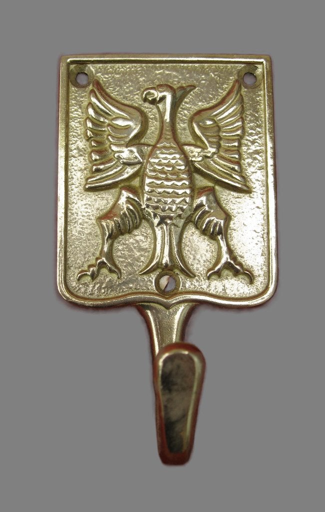 Zes grote kapstokken met adelaar., Verzamelen, Ophalen, Duitsland, Embleem of Badge