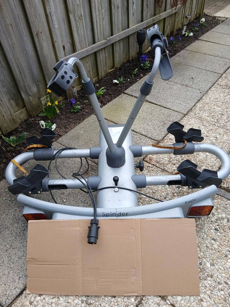 Fietsendrager Spinder Eagle, Auto diversen, Fietsendragers, Trekhaakdrager, Ophalen