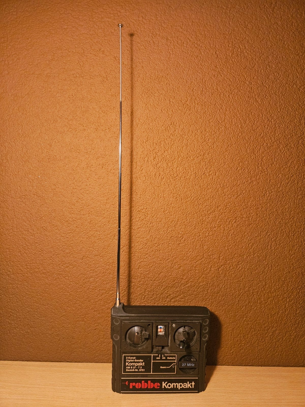 Robbe Kompakt 2-Kanaals Digitale Zender 27 MHz, Ophalen of Verzenden, Gebruikt