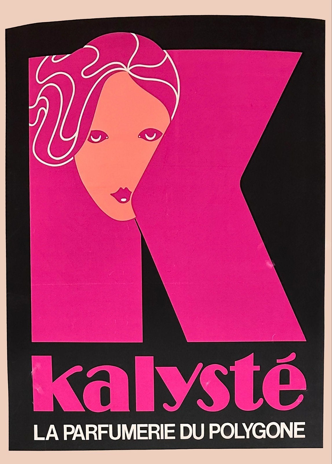 Vintage Kalysté La Parfumerie du Polygone Poster, Ophalen of Verzenden