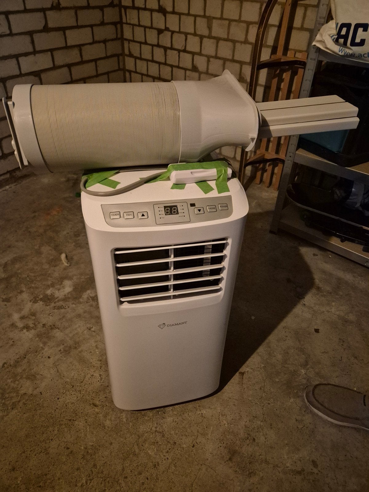 Mobiele airco, Ophalen, Minder dan 60 m³, 3 snelheden of meer, Zo goed als nieuw