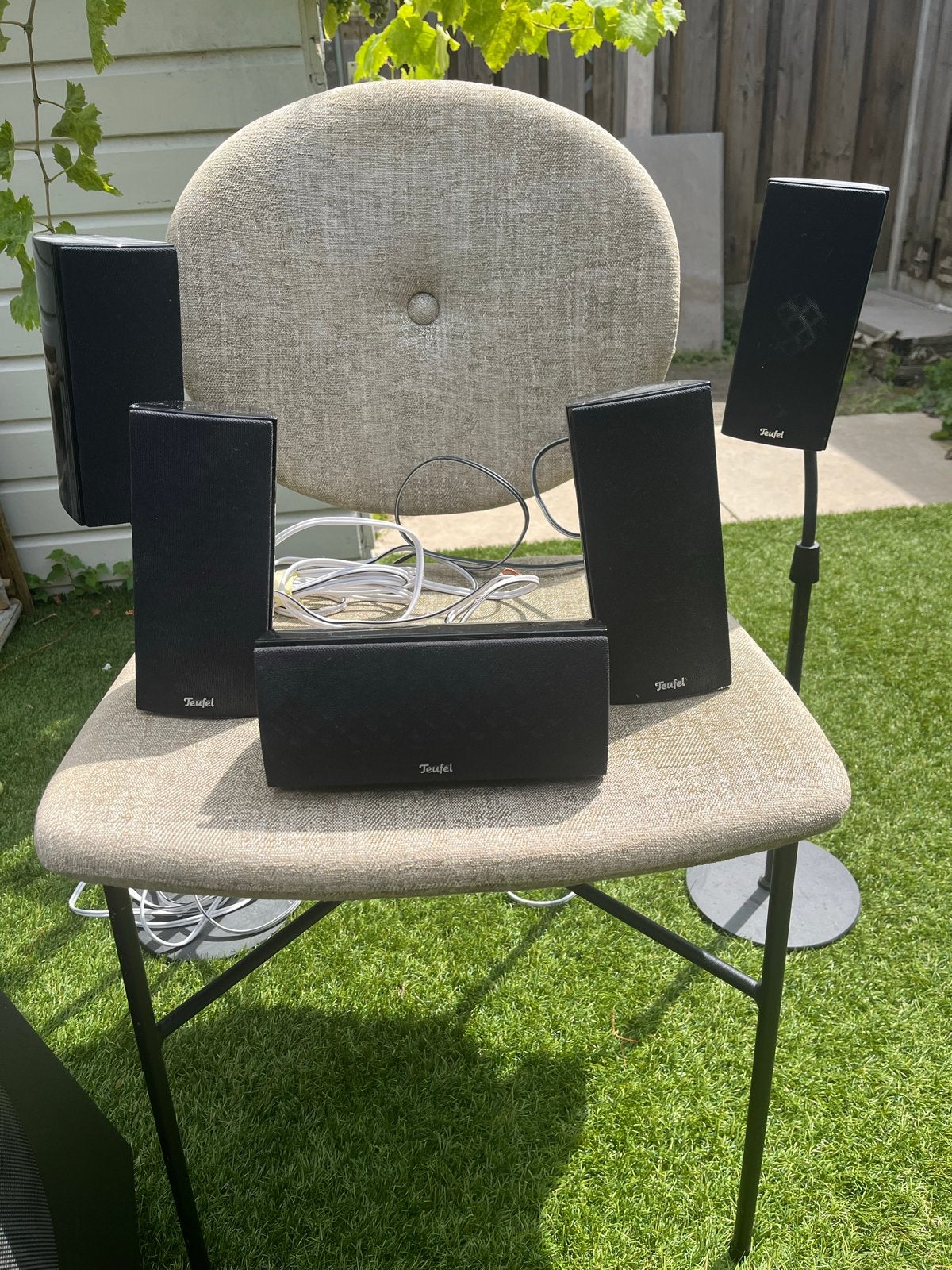 Teufel Consono 35 5.1 Home Cinema Speakerset, 70 watt of meer, Zo goed als nieuw, 5.1-systeem, Overige spelers