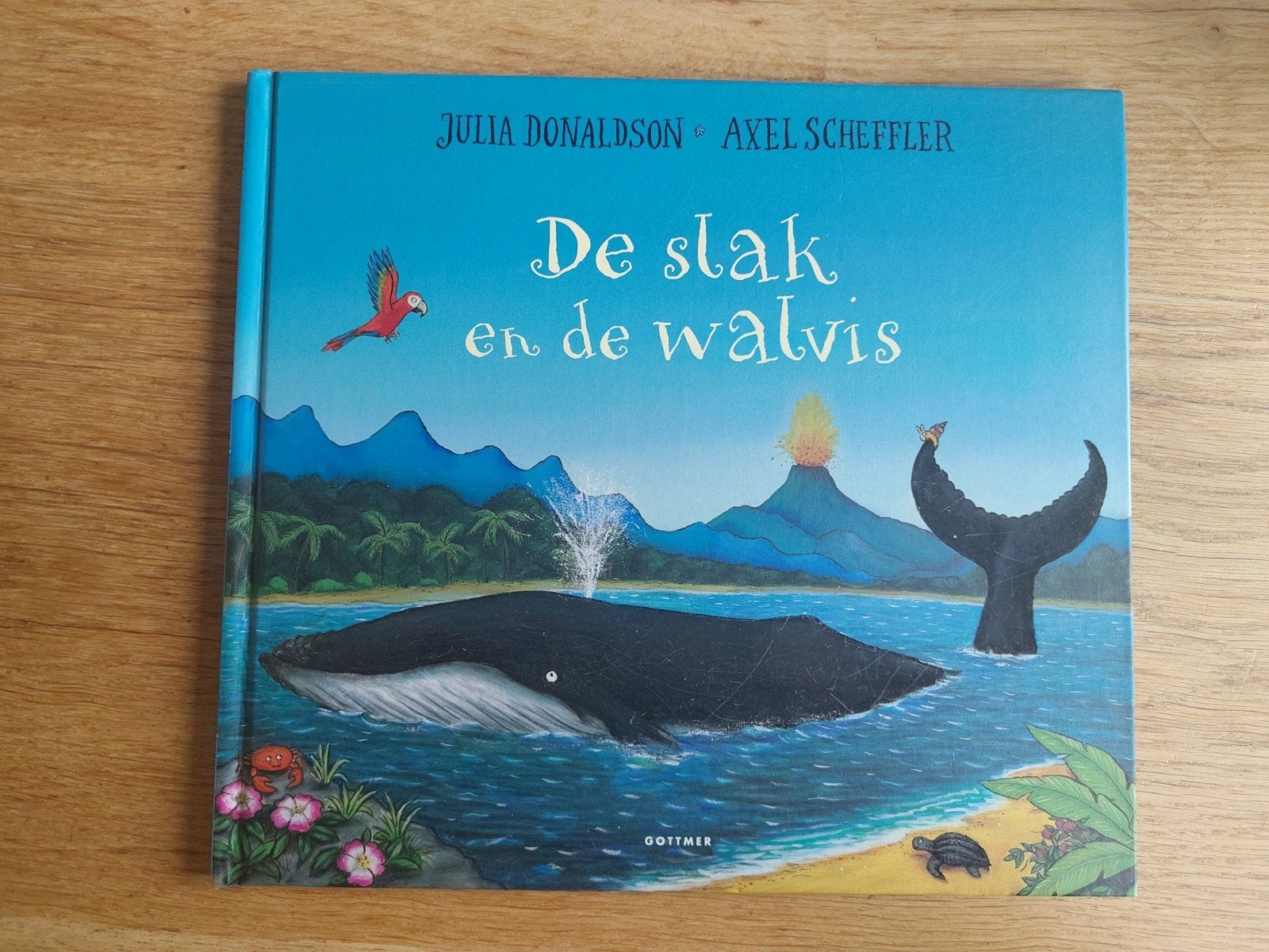 De slak en de walvis - Prentenboek Julia Donaldson, Ophalen of Verzenden, Zo goed als nieuw, Julia Donaldson & Axel Scheffler