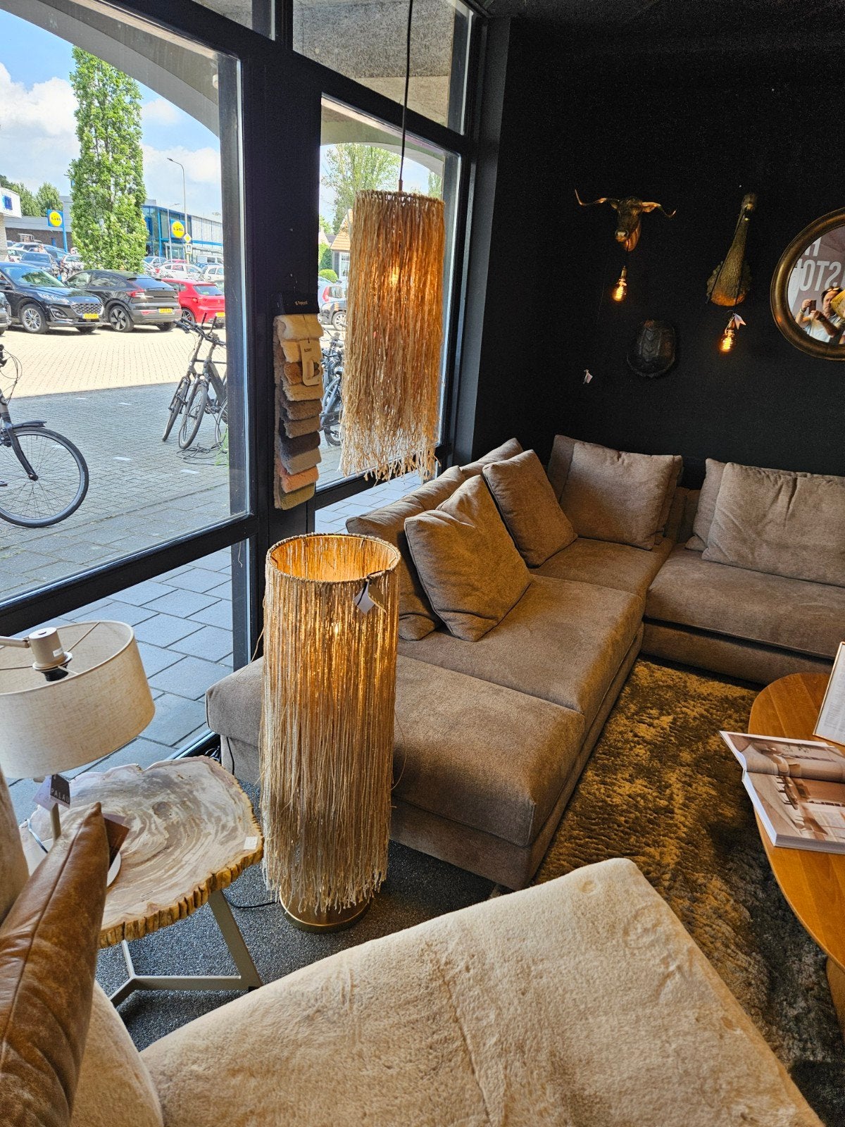 hanglamp vloerlamp DUHLE vintage, Verzenden