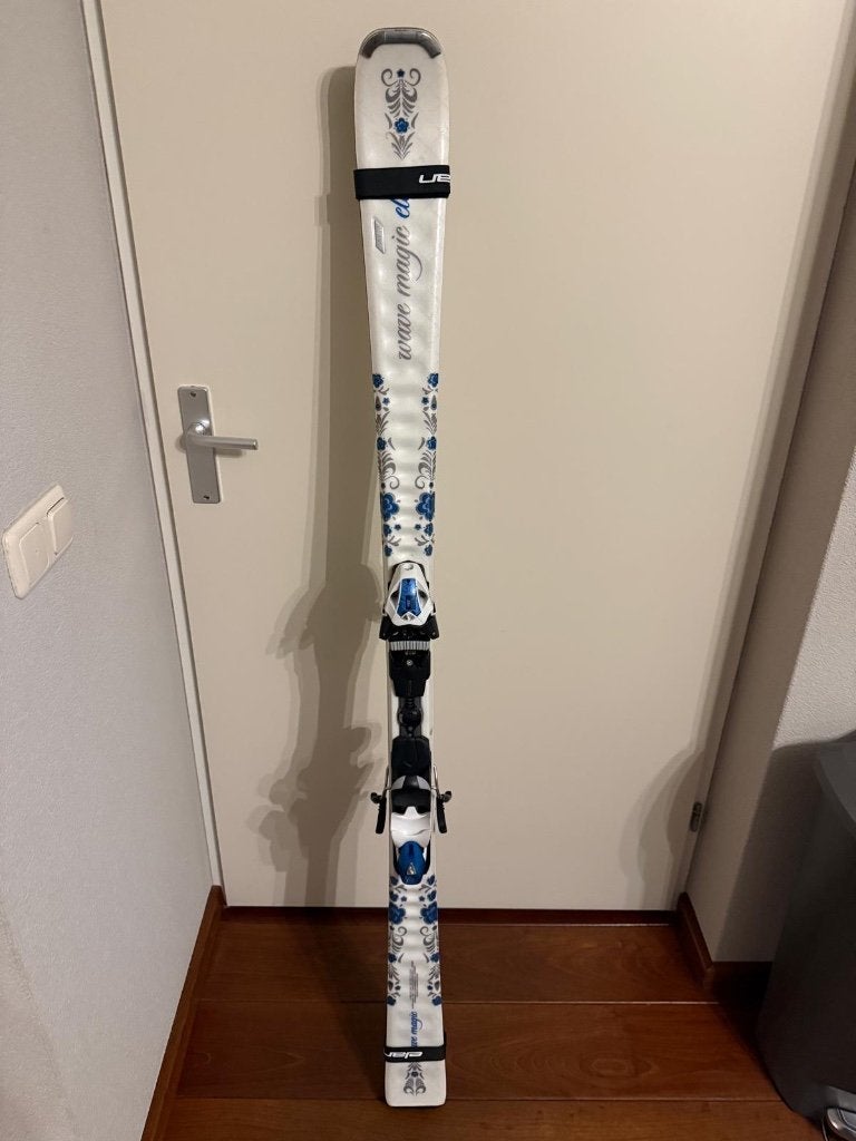 Elan dames ski's 158 cm geslepen & gewaxt NIEUWSTAAT€159,-, Overige merken, 140 tot 160 cm, Ophalen of Verzenden, Zo goed als nieuw