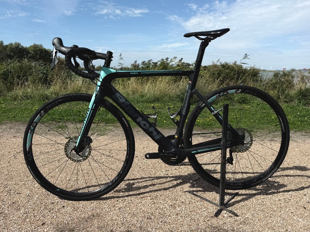 Bianchi Aria full carbon, maat 57., Ophalen, Gebruikt, Overige typen