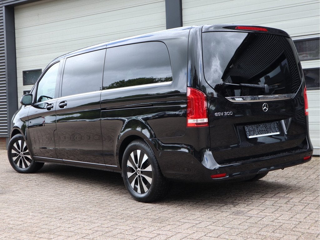 Mercedes-Benz EQV 300 90kWh L3 Extra lang - 8 Persoons - Led, Auto's, Bestelauto's, Automatische klimaatregeling, Gebruikt, 204 pk