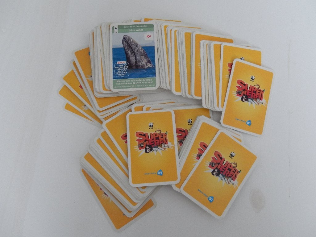 * AH Albert Heijn WNF super dieren kaarten gele versie *, Albert Heijn, Ophalen of Verzenden