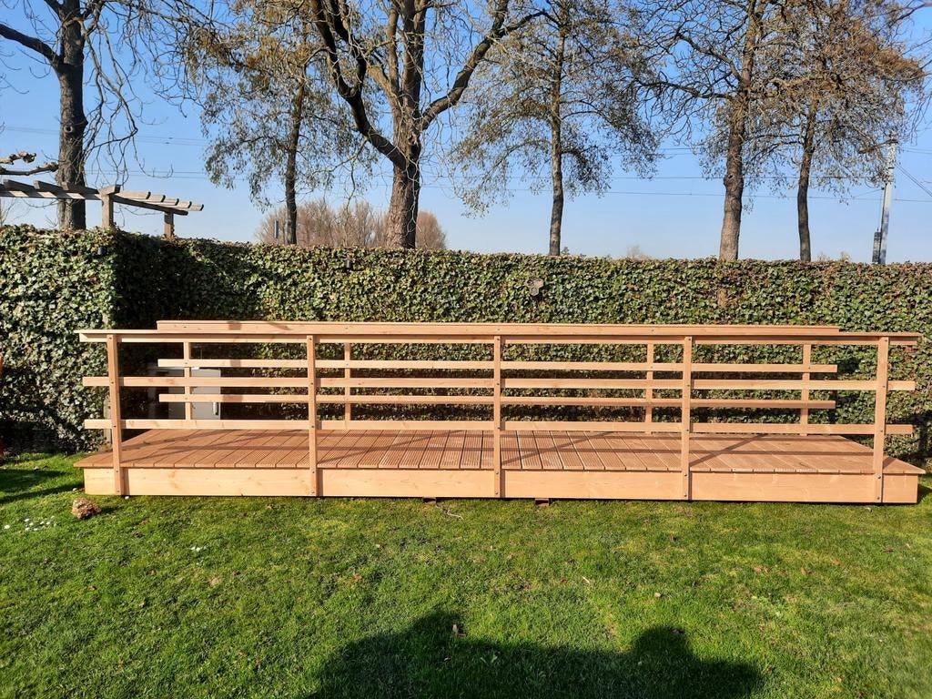 HOUTEN BRUG, Ophalen, Met poort, Nieuw, Tuinhek