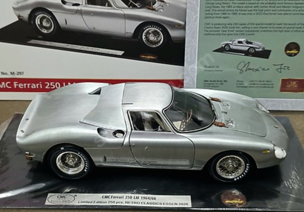 1:18 Ferrari 250 LM Retro Classics 2026 LTD250 M-297 CMC WRH, Verzenden, Nieuw, Auto, Overige merken