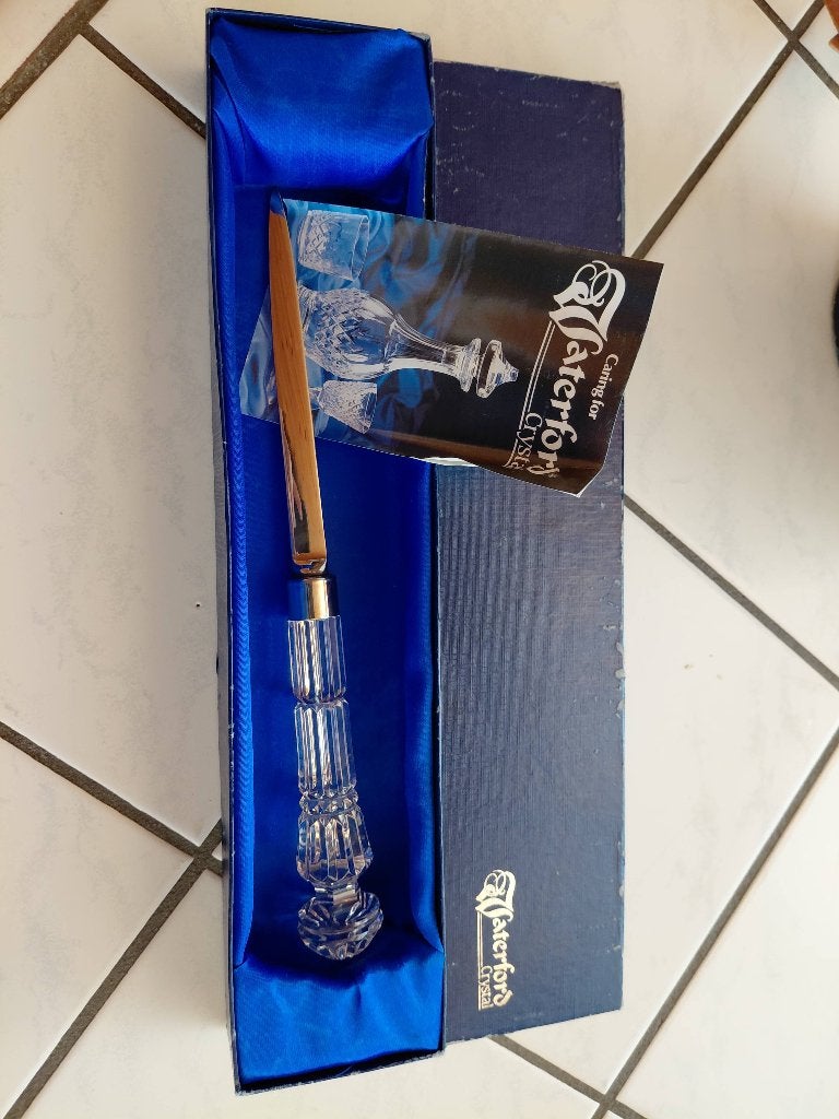 Waterford Crystal brief opener, Ophalen