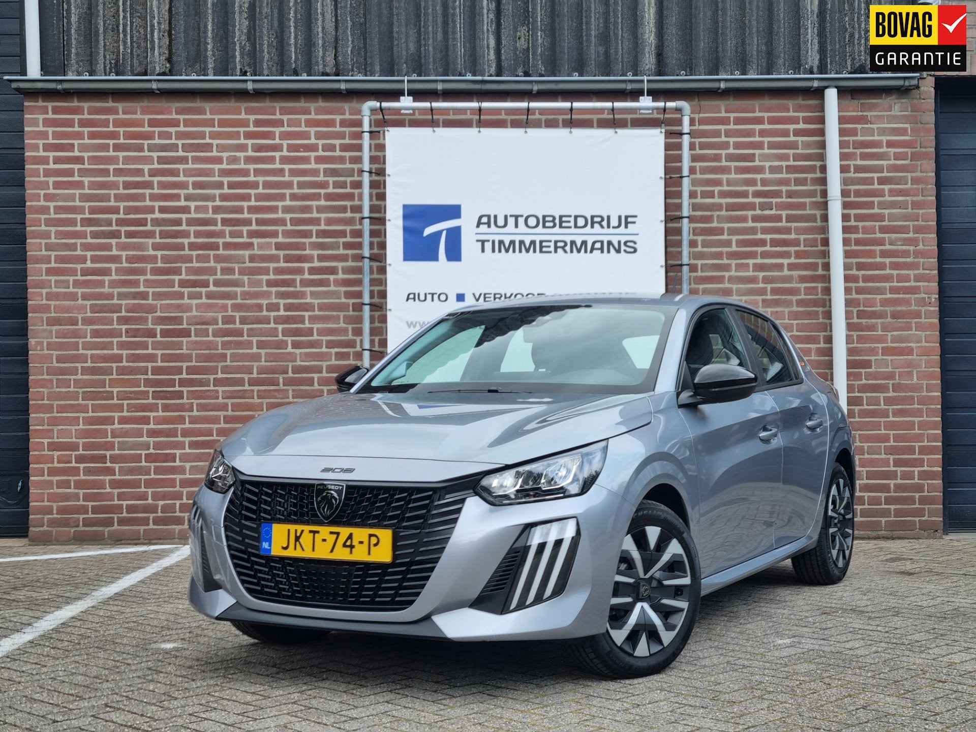 Peugeot 208 1.2 Hybrid 110 e-DCS6 Style, Auto's, Euro 6, Origineel Nederlands, Hybride Elektrisch/Benzine, Zilver of Grijs