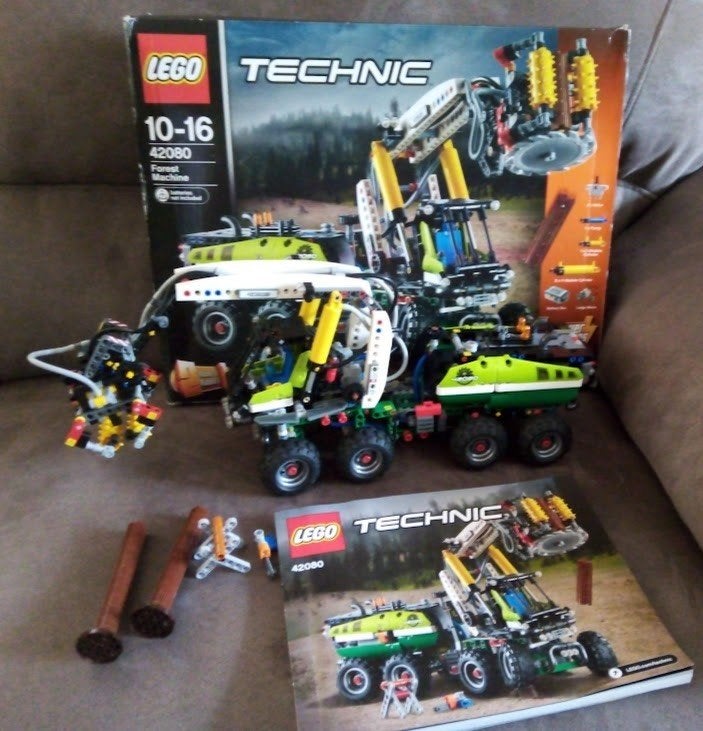Technic  lego  set. 42080 . Forest Machine ., Lego, Ophalen of Verzenden, Zo goed als nieuw, Technic