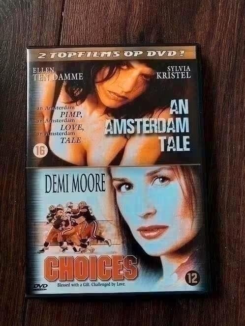 An Amsterdam Tale & Choices (Demi Moore) - 2 Topfilms DVD, Gebruikt, Vanaf 16 jaar, Overige genres, Ophalen of Verzenden