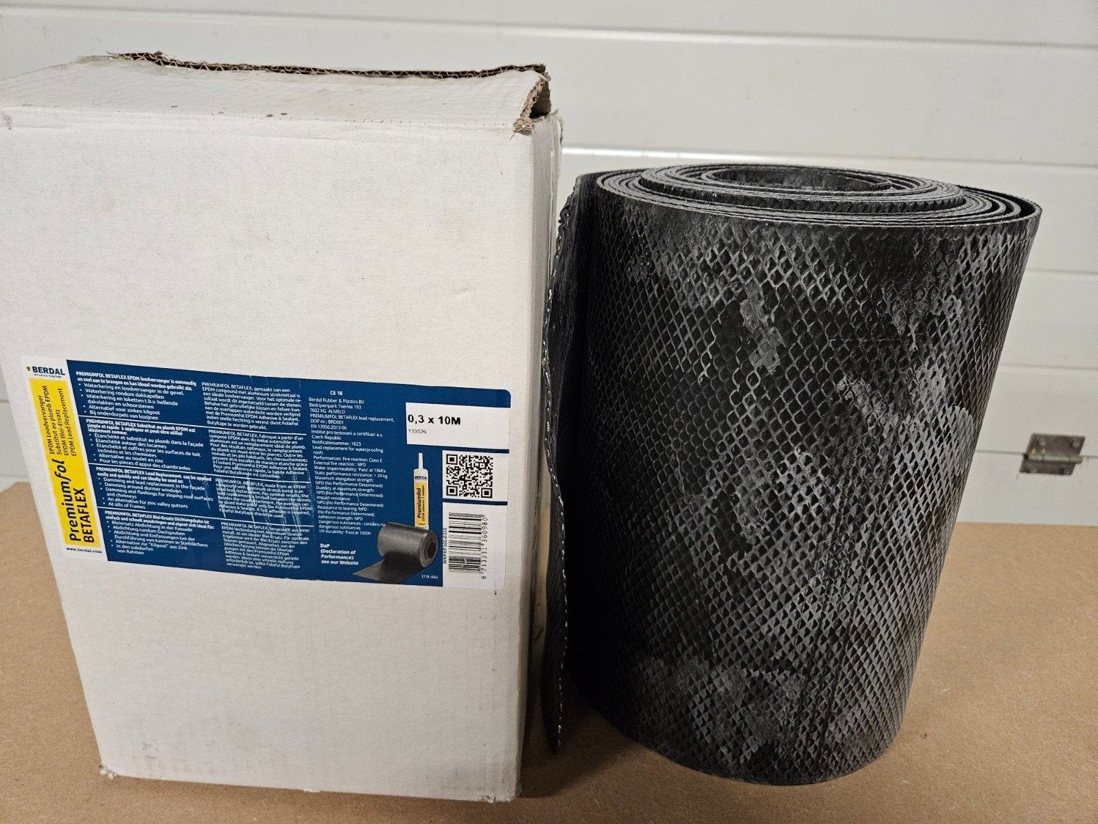 Betaflex EPDM loodvervanger 10 meter x 30cm nieuw, Minder dan 4 cm, Overige materialen, Nieuw, Ophalen of Verzenden
