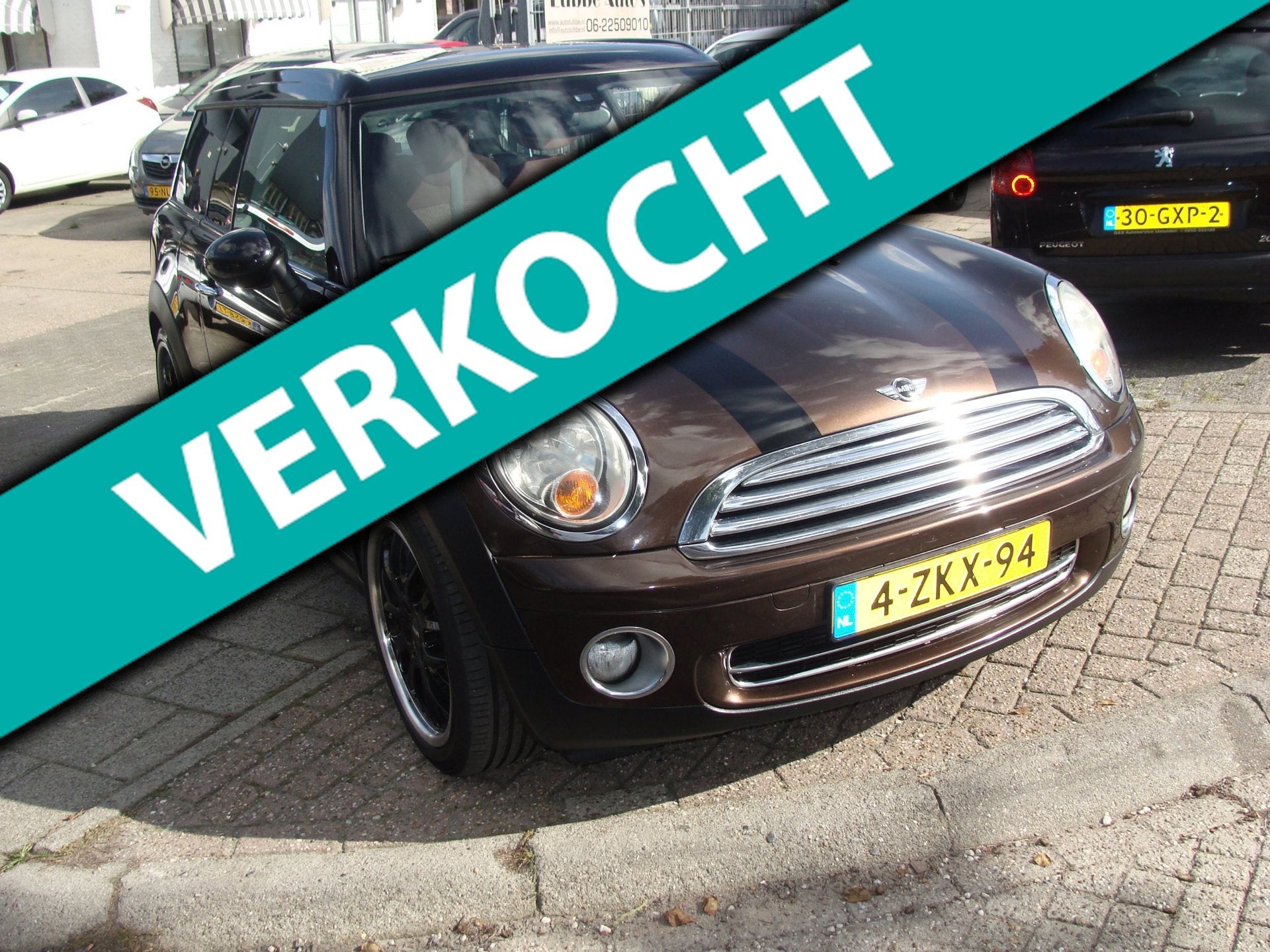 Mini Clubman 1.6 Cooper airco elek pak nap apk, Voorwielaandrijving, Gebruikt, 4 cilinders, Bruin