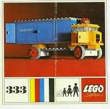 LEGO 333-2 Transport Truck 1967 - Gebruikt met defecten, Kinderen en Baby's, Speelgoed | Duplo en Lego, Gebruikt, Lego, Ophalen of Verzenden