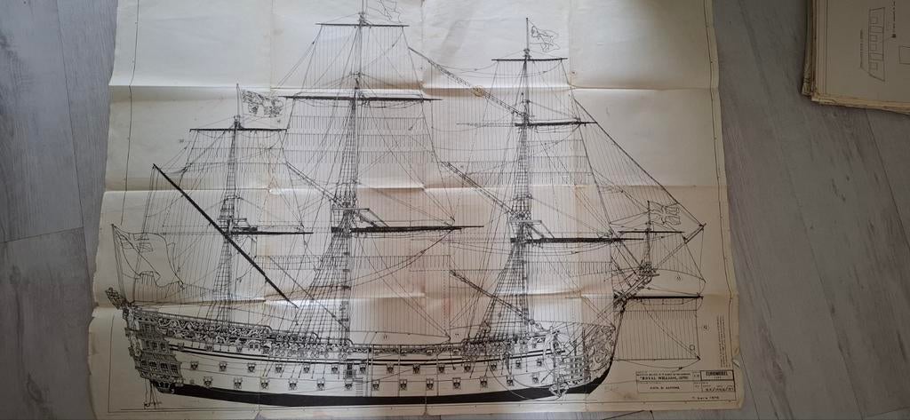 Doos vol tekeningen te koop., Hobby en Vrije tijd, Modelbouw | Boten en Schepen, Ophalen of Verzenden, Gebruikt, 1:32 tot 1:50