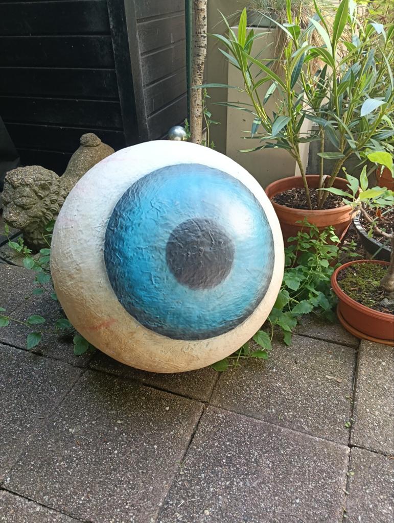 Vintage Oogbal Decoratie - Kermis Attractie Stijl, Antiek en Kunst, Ophalen