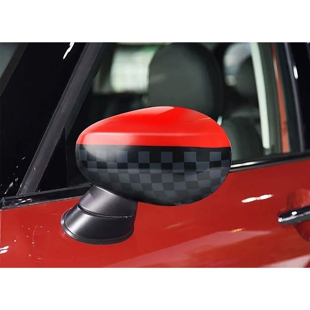 Spiegel Spiegelkappen Voor Mini F54 F55 F56 F57 Union Rood, Verzenden, Automotive Parts, A.parts@hotmail.nl, Trasmolenlaan 12 3447 GZ Woerden