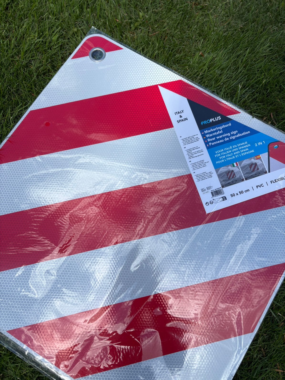 NIEUW! ProPlus Markeringsbord 50x50 cm Italië/Spanje, Caravans en Kamperen, Ophalen, Nieuw