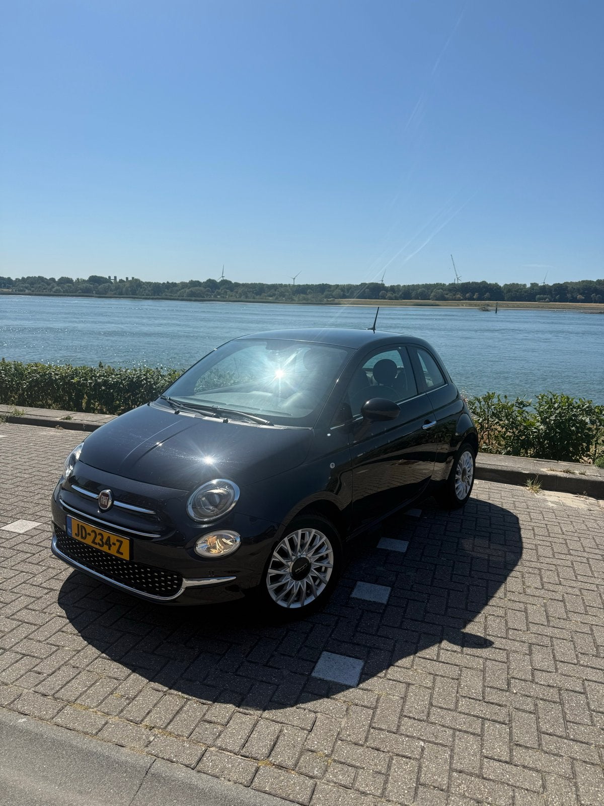 Fiat 500 TwinAir Turbo | NAP | bluetooth | PANO | LED |, Auto's, 31 €/maand, Origineel Nederlands, Handgeschakeld, 26 km/l