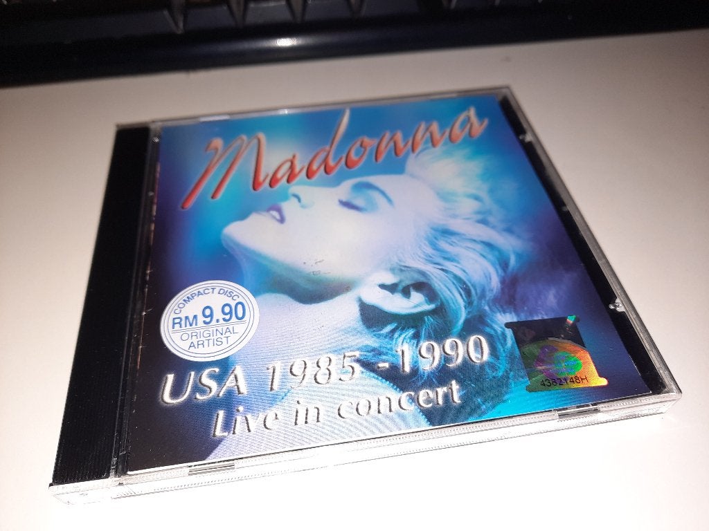 CD MEGA RARE Madonna – USA 1985 - 1990 Live In Concert, Ophalen, Zo goed als nieuw, Album