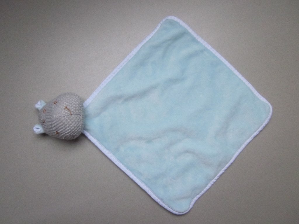 Blokker lichtgroen zacht pluche knuffeldoek(rinkel)nijlpaard, Overige merken, Overige karakters, Nieuw, Ophalen of Verzenden