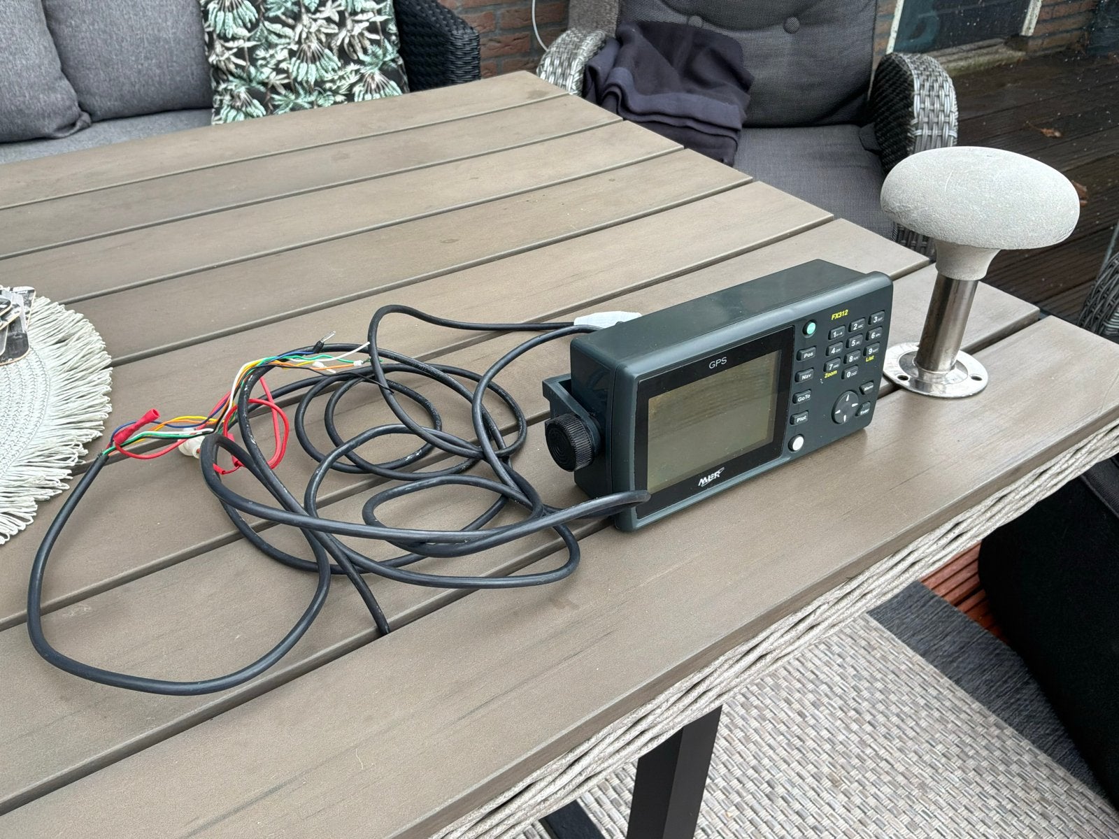 M.L.R. FX312 GPS-ontvanger met externe antenne, Ophalen of Verzenden, Gebruikt, Gps of Kompas