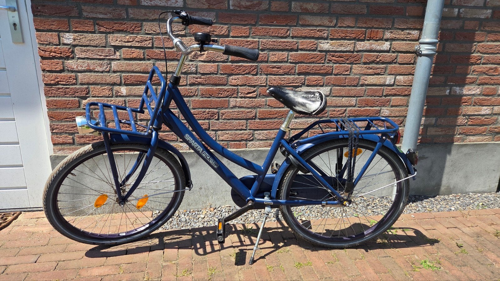 Sparta Pick-Up fiets donkerblauw 24 inch - Gebruikt, Fietsen en Brommers, Fietsen | Dames | Damesfietsen, Ophalen, Terugtraprem