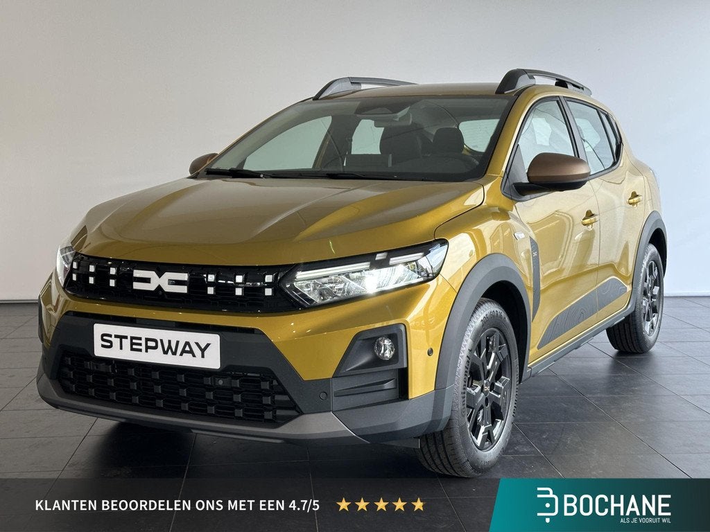 Dacia Sandero 1.0 TCe 110 Stepway limited edition NIEUW MET, Auto's, Dacia, Voorwielaandrijving, Stof, Met garantie (alle), Geel
