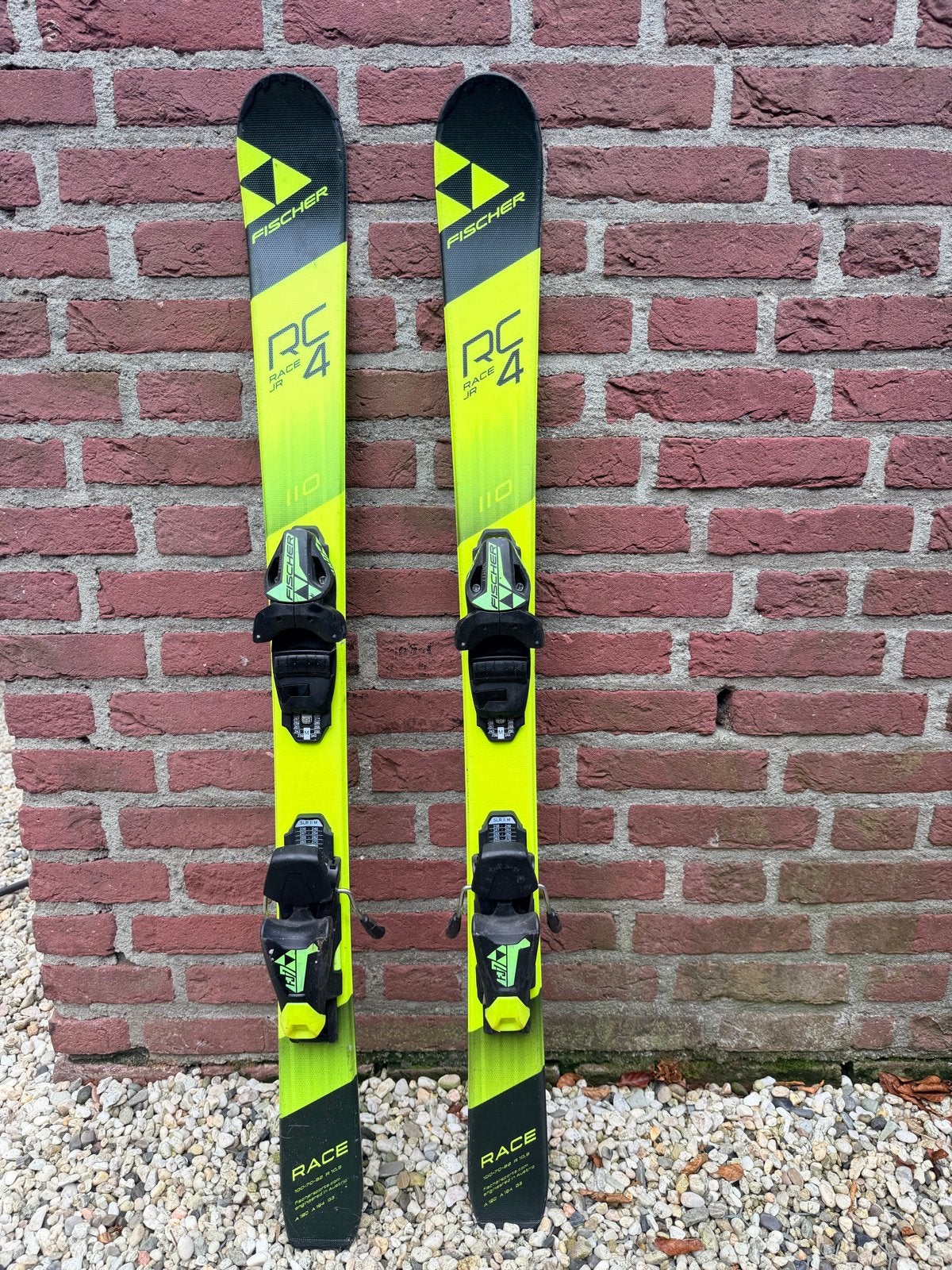 Fischer RC4 junior ski's 100 cm - Zo goed als nieuw, Ophalen, Fischer, 100 tot 140 cm, Zo goed als nieuw