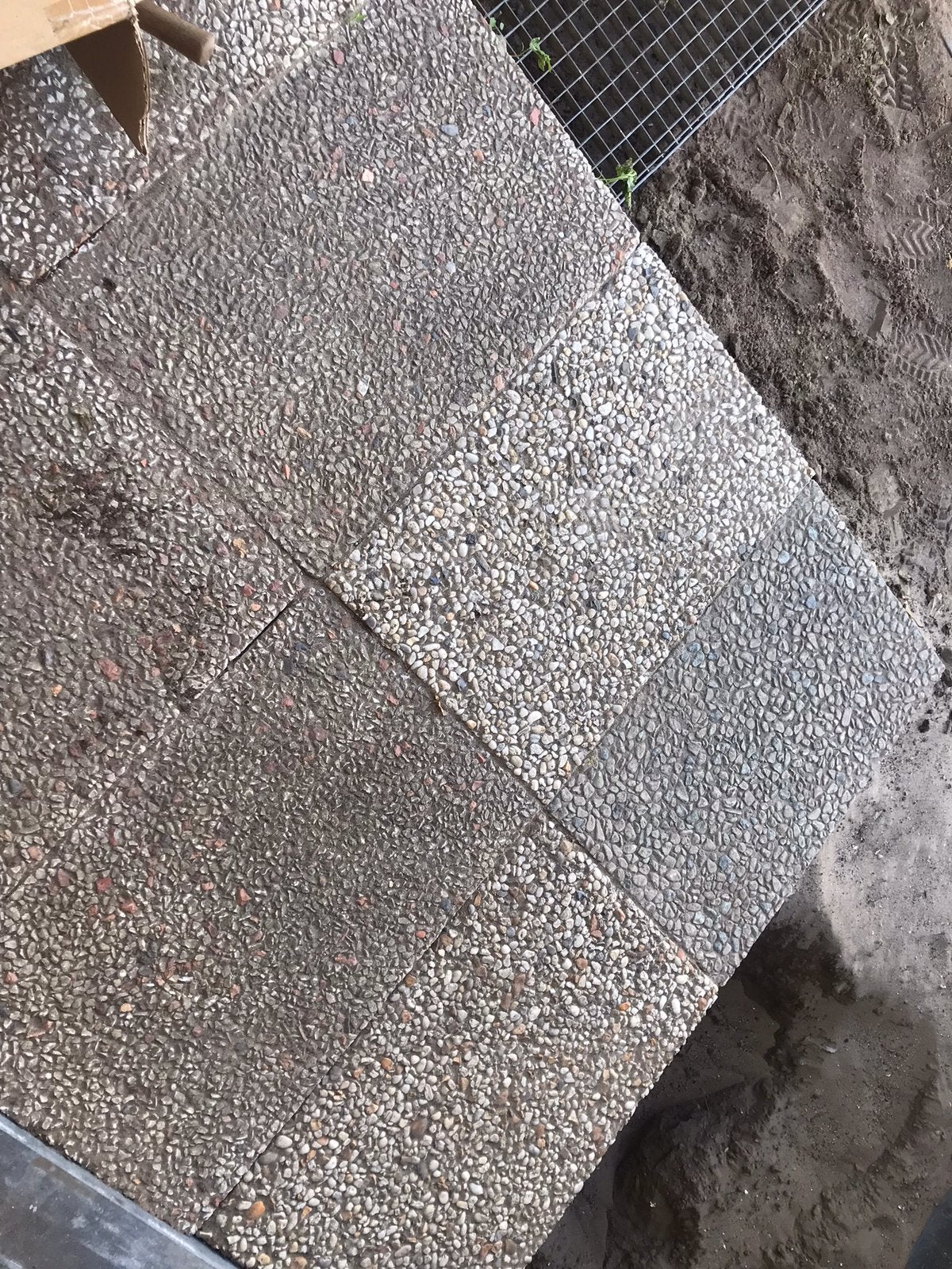 Grind tegels 40x60 cm, Ophalen of Verzenden, Gebruikt, Overige materialen