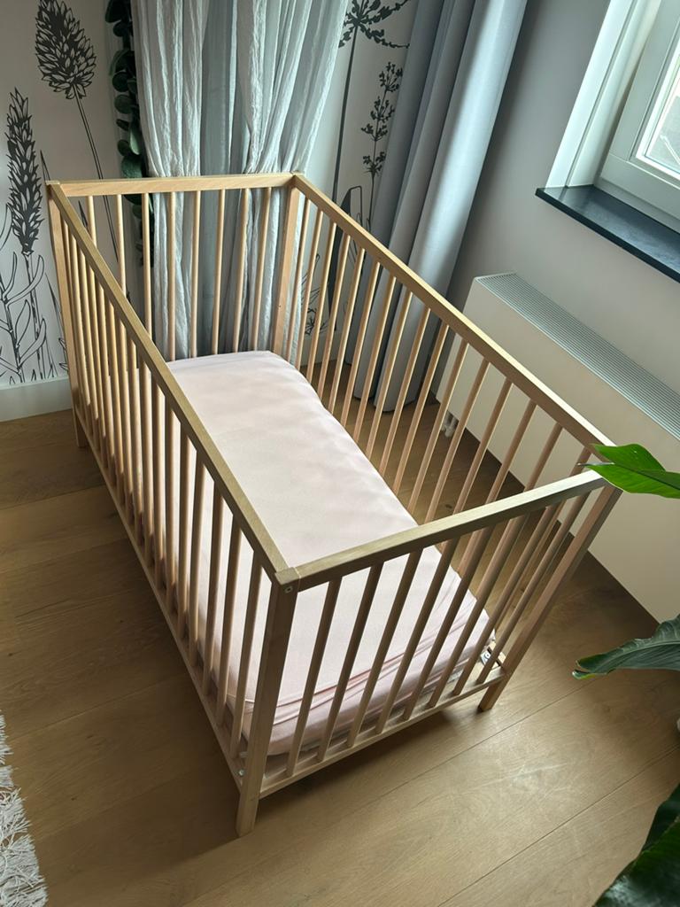 Ikea Sniglar ledikant, Ophalen, Zo goed als nieuw, Minder dan 140 cm, Matras