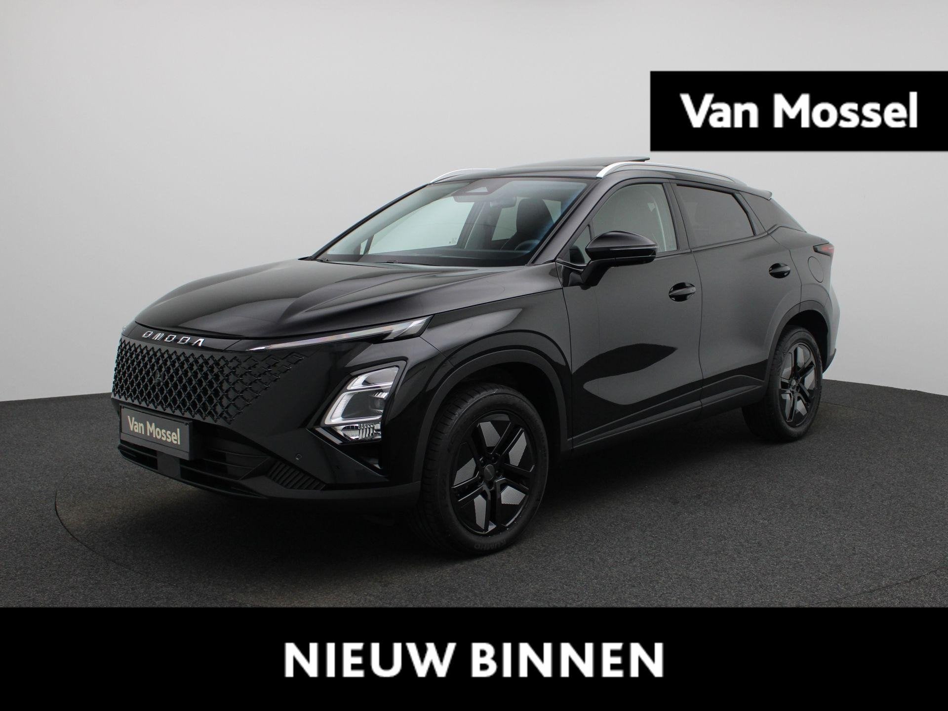 Omoda 5 1.5 T-GDi SHS-H Premium | Elektrisch Bedienbaar Glaz, Auto's, Gebruikt, 4 cilinders, 2 kWh, Zwart