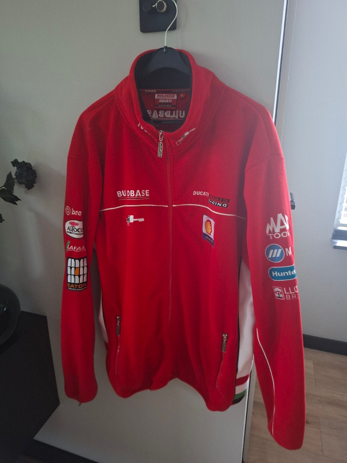 Ducati 1098 Racing Fleece Jas - Rood, Ophalen of Verzenden, Gedragen, Ducati
