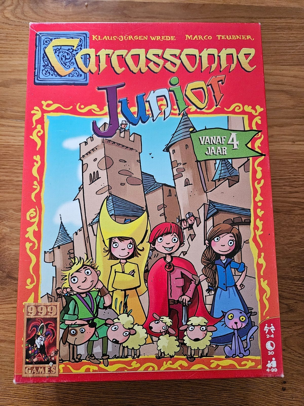 Carcassonne Junior - in uitstekende staat, Een of twee spelers, Ophalen, Zo goed als nieuw, 999 Games
