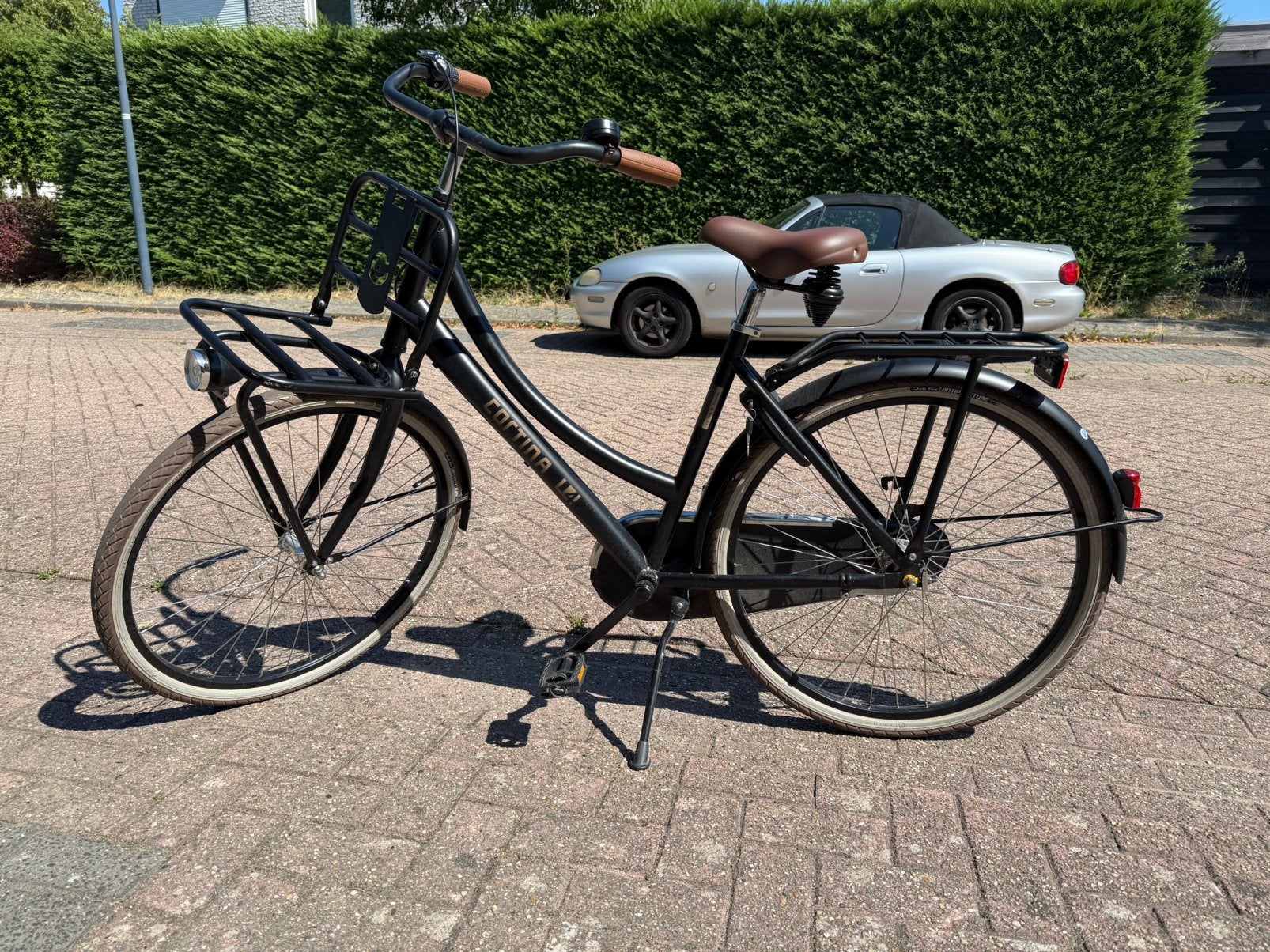 Cortina meisjesfiets 26 inch, Terugtraprem, Gebruikt, Versnellingen, Ophalen