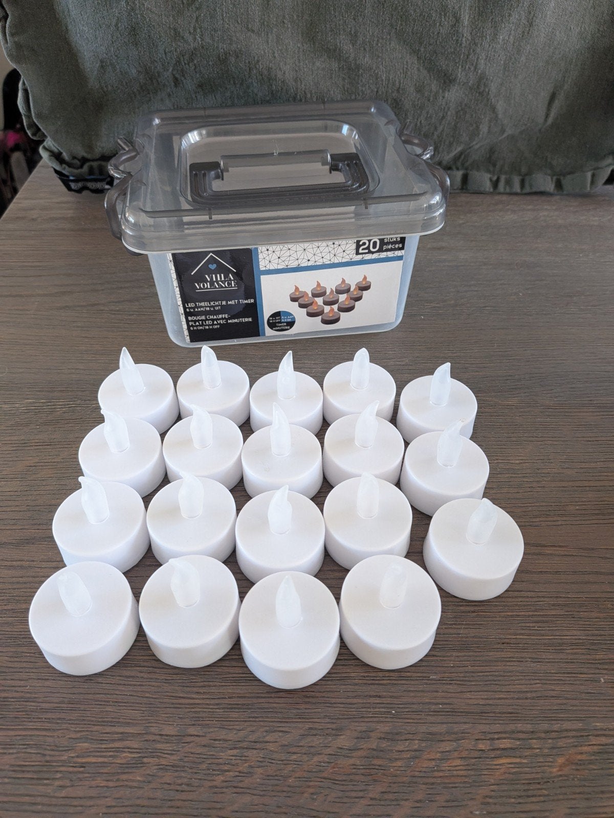 Led theelichtje met timer nieuw (19 stuks), Ophalen of Verzenden, Nieuw