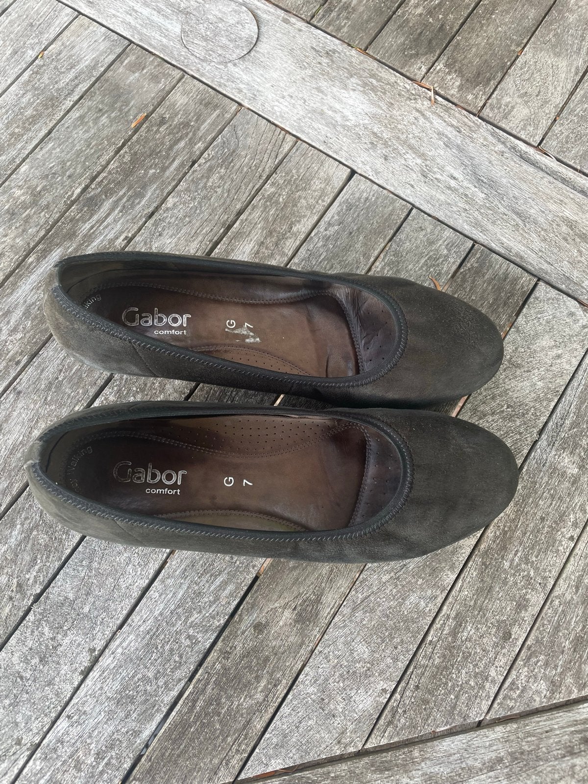 Gabor comfort damesschoenen maat 41 (UK 7), Ophalen of Verzenden, Gedragen, Zwart, Ballerina's