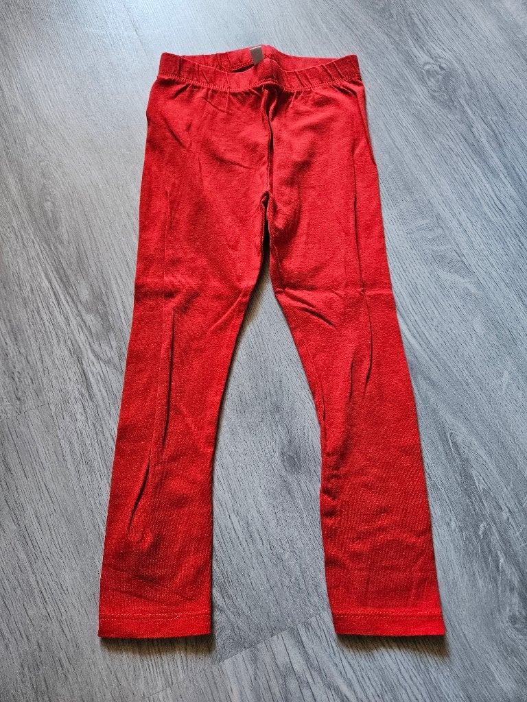 Rode legging meisje maat 98 in zeer goede staat, Kinderen en Baby's, Kinderkleding | Maat 98, Broek, Meisje, Ophalen of Verzenden