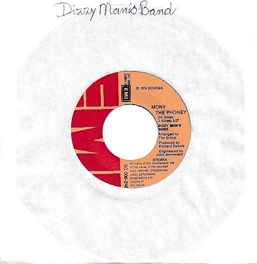 Dizzy Man's Band - Mony the Phoney, Ophalen of Verzenden, Gebruikt, 7 inch, Pop